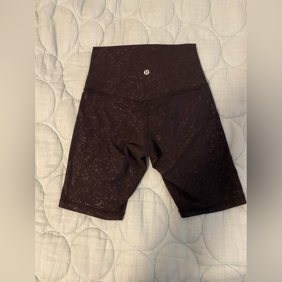 Lululemon Align Short 8" Speckle Emboss Black size 4 - Picture 8 of 13